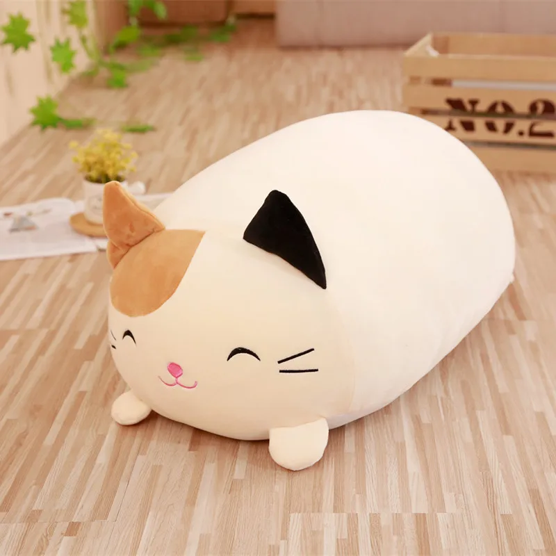 Cat 2 60 см Плюшевые игрушки Япония Аниме Сумико гураши супер мягкие мультфильм милые детские подушки высокого качества милый день рождения девочка Сан-х Угловой био - Цвет: Cat 2