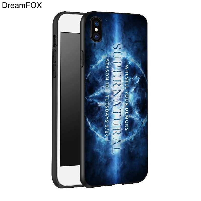 DREAMFOX L250 сверхъестественный Черный Мягкий ТПУ силиконовый чехол для Apple iPhone 11 Pro XR