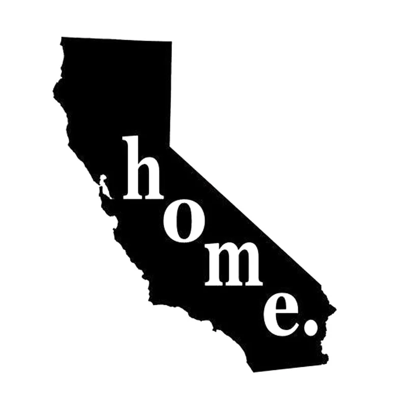Оригинальная виниловая наклейка в виде дома Калифорнии 13 3 х16 см