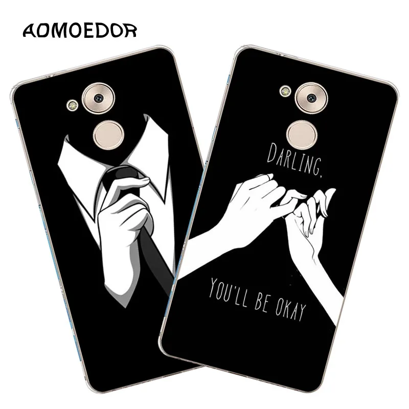 Huawei honor 6a чехол силиконовый черный граффити Живопись мягкий ТПУ задняя крышка для