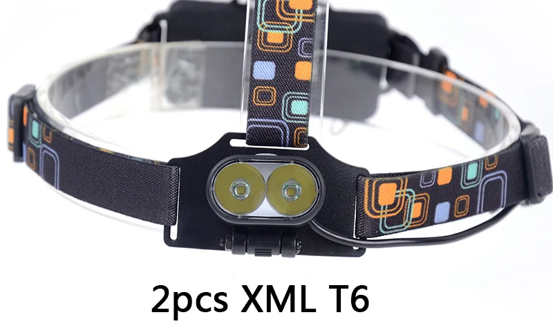 Litwod z207305A 2 шт. CREE XML L2 8000лм светодиодный налобный светильник Micro usb Перезаряжаемый налобный светильник 18650 или 3* AA батареи