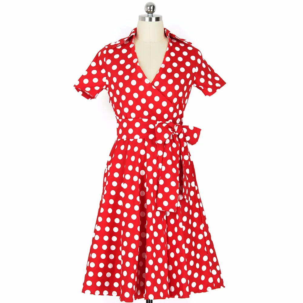 Kenancy Женские Ретро платья Одри Хепберн 1950s 60s рокабилли горошек бант Pinup Бальные вечерние платья размера плюс Vestidos