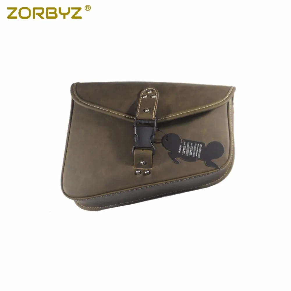 ZORBYZ 1 шт. мотоциклетная сумка из искусственной кожи в винтажном стиле для багажа