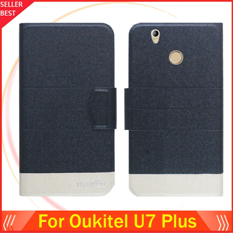 5 цветов супер! Чехол для телефона Oukitel U7 Plus кожаный чехол с откидной крышкой