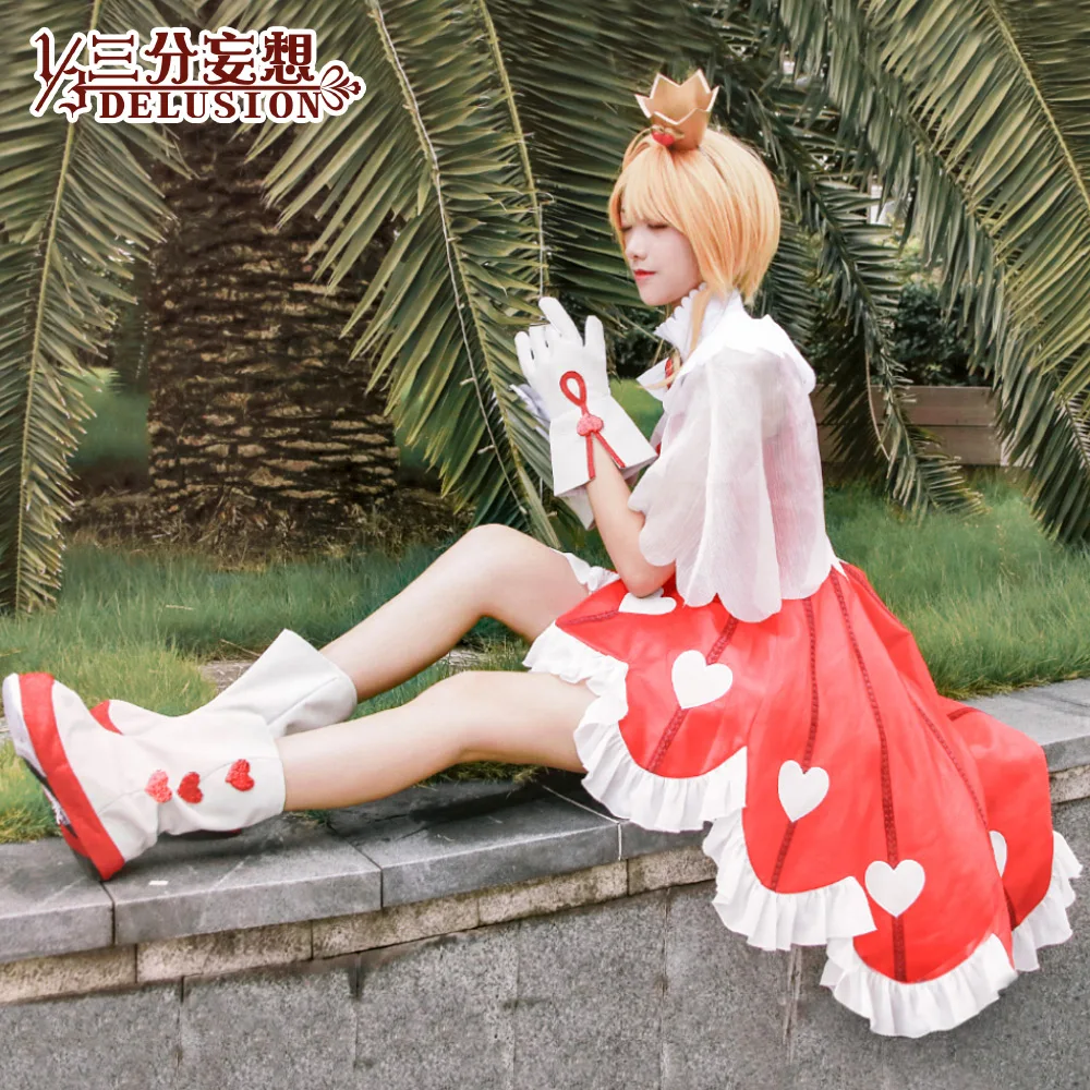 1/3 Delusion Cardcaptor Sakura clear card OP2 Косплей Сакура Роза боевой костюм костюмы |