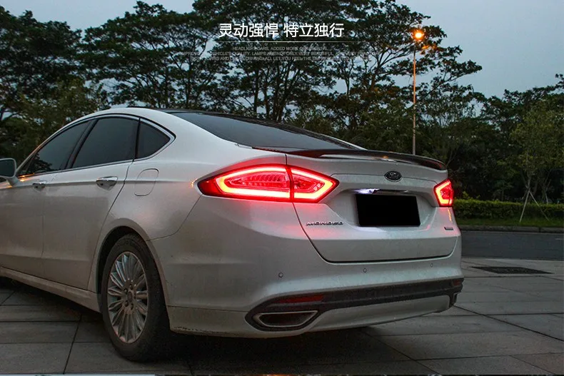KOWELL автомобильный Стайлинг 4 шт. для Ford Mondeo Fusion задние фонари 2013 светодиодный задний фонарь DRL+ тормоз+ Парк+ сигнал