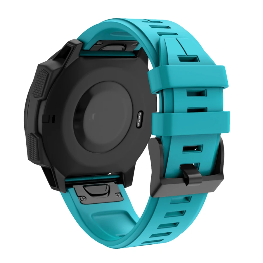 26 22 мм ремешок для часов Ремешок для Garmin Fenix 5 5X3 3 HR Fenix 6X6 6S S60 MK1 часы Quick Release силиконовый ремешок Easyfit