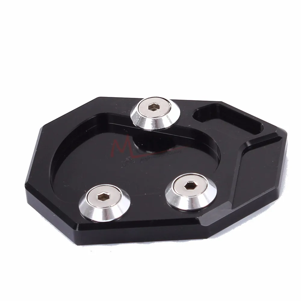CNC алюминиевая мотоциклетная боковая подставка для увеличения пластины удлинитель подставки для YAMAHA R1 2009 2010 2011 2012 2013