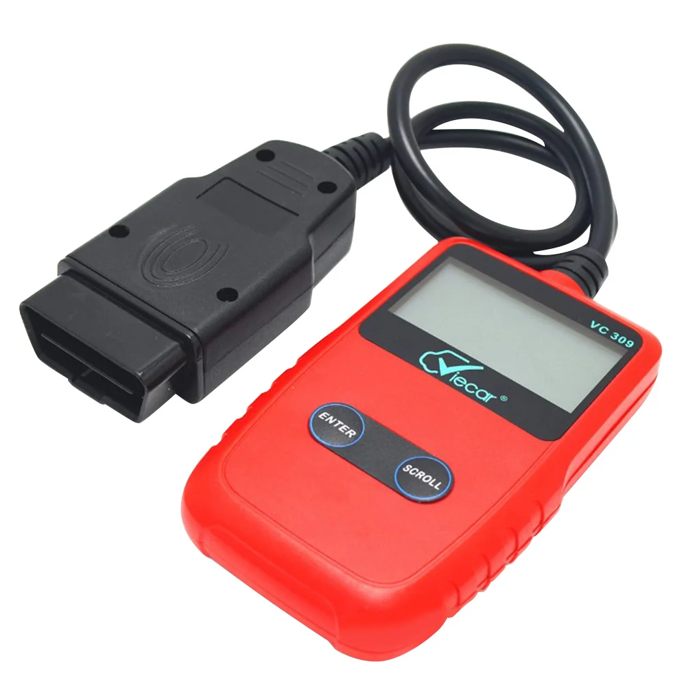 Автомобильный считыватель кодов Autel AL319 диагностический инструмент OBDII OBD 2 сканер