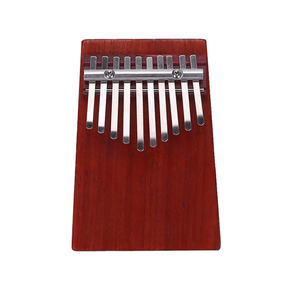 Черный 10 клавишное пианино Kalimba с большим пальцем, традиционный инструмент Kalimba, пианино с большим пальцем, портативный музыкальный инструмент, пианино с большим пальцем - Цвет: Черный