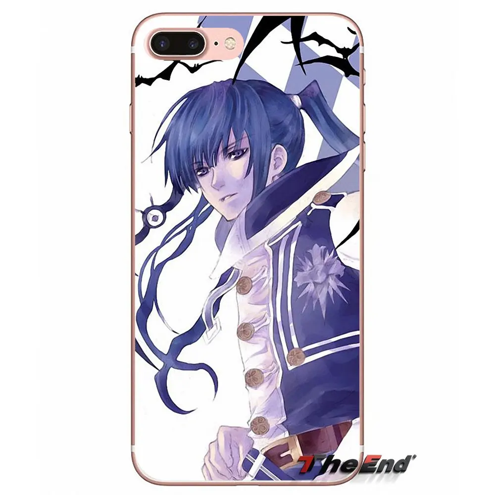 Мягкий чехол для iPhone X 4 4S 5 5S 5C SE 6 6S 7 8 Plus Samsung Galaxy J1 J3 J5 J7 A3 A5 2016 2017 D. Gray-man Anime Hugging Japan |