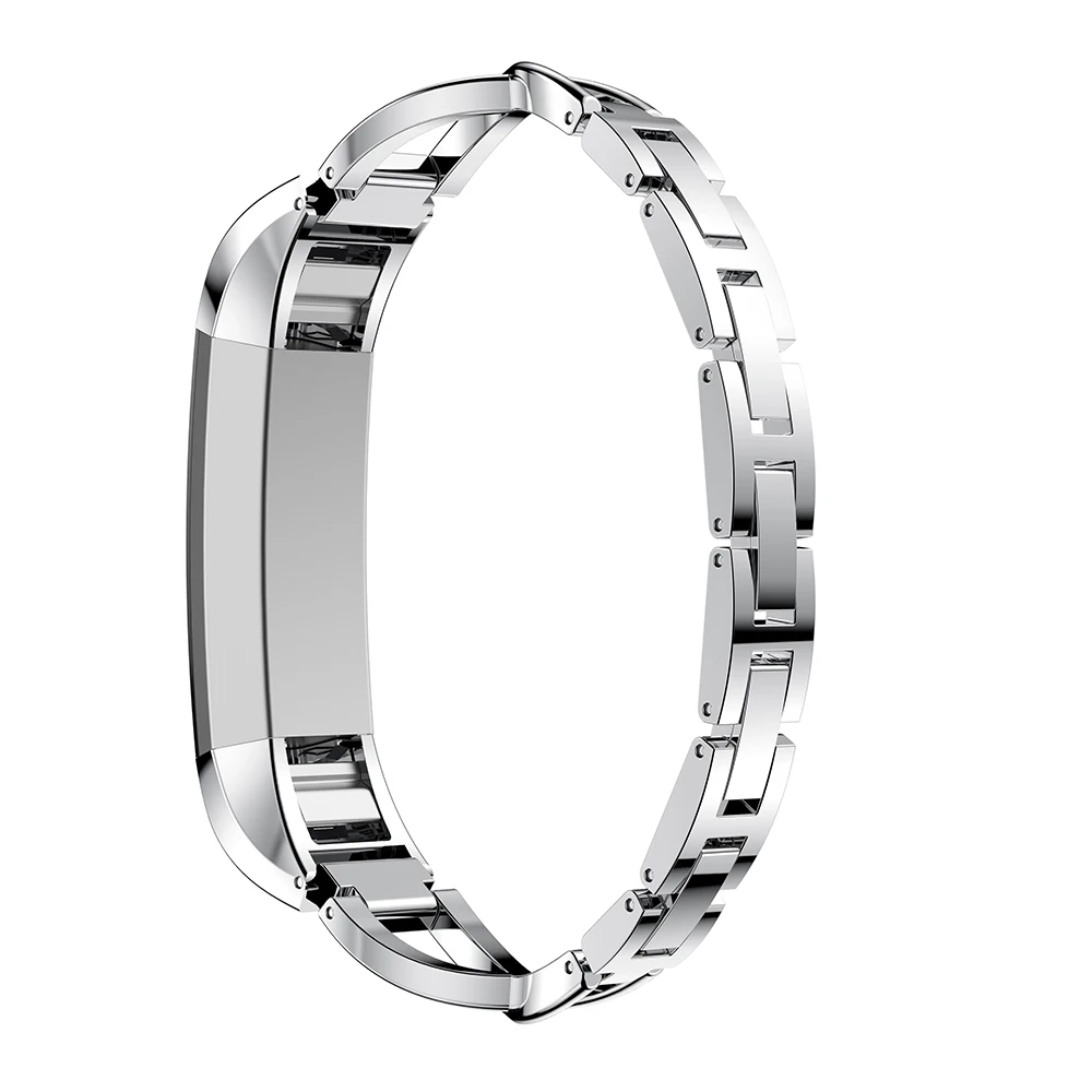 High Quality Replacement Alloy Crystal Rhinestone Wristband Band Strap Bracelet For Fitbit Alta/For Fitbit Alta HR Watch Band