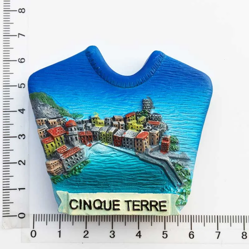 Креативный Италия Cinque Terre дорожный сувенир магнитик на холодильник 3D Смола высококачественный декор для холодильника магнитная наклейка