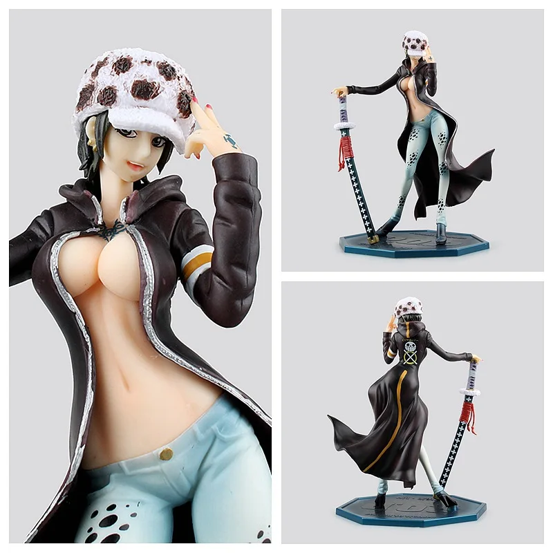 Лучший подарок день рождения Рождество Аниме One Piece P.O.P POP Trafalgar Law Girl Ver. Фигурка из