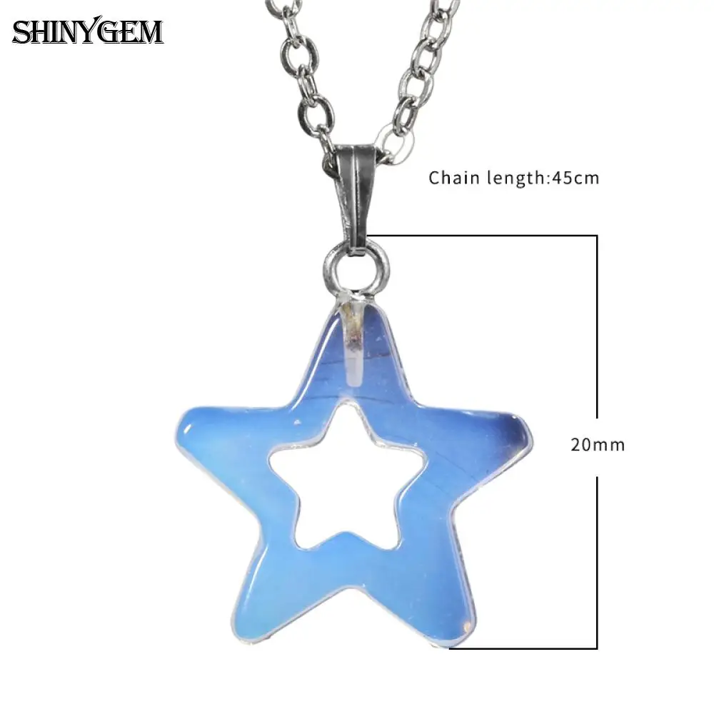 SHINYGEM Модные подвесные ожерелья Moonstone золотистый ожерелье с песком 1 шт. оптовая