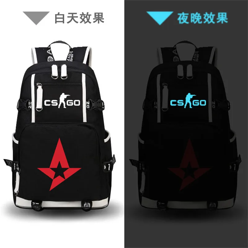 1 CS GO Fnatic Virtus. pro SK Gaming Ninjas в пижаме, школьный рюкзак, армейский мужской рюкзак, рюкзак для ноутбука, рюкзак для путешествий, рюкзак для книг - Цвет: 1