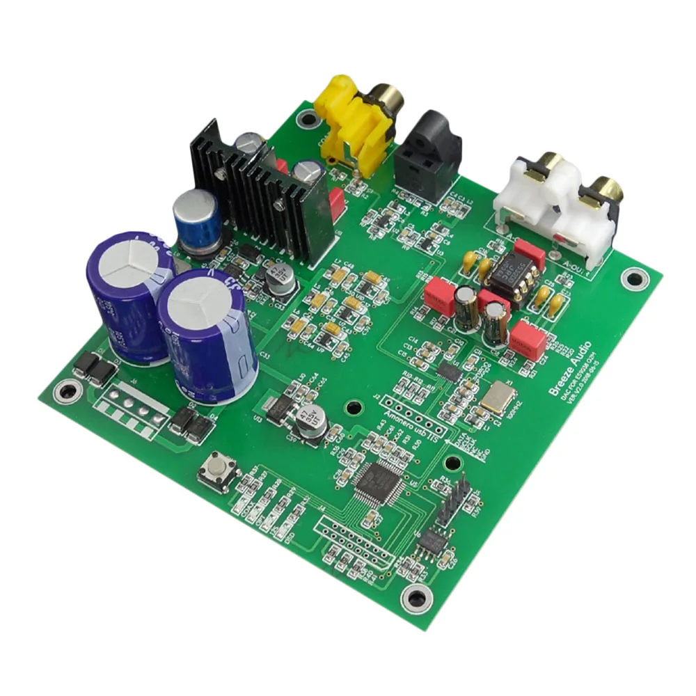 Aiyima ES9038Q2M цифровой аудио DAC декодер плата I2S DSD волокно коаксиальный вход