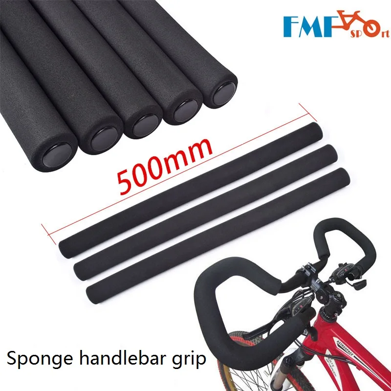 

FMF 1 Pair 22.2mm*500mm Road Bicycle Bike Grips Sponge handlebar Grip Butterfly Handlebar Handlebar Grip Cycling Accessories
