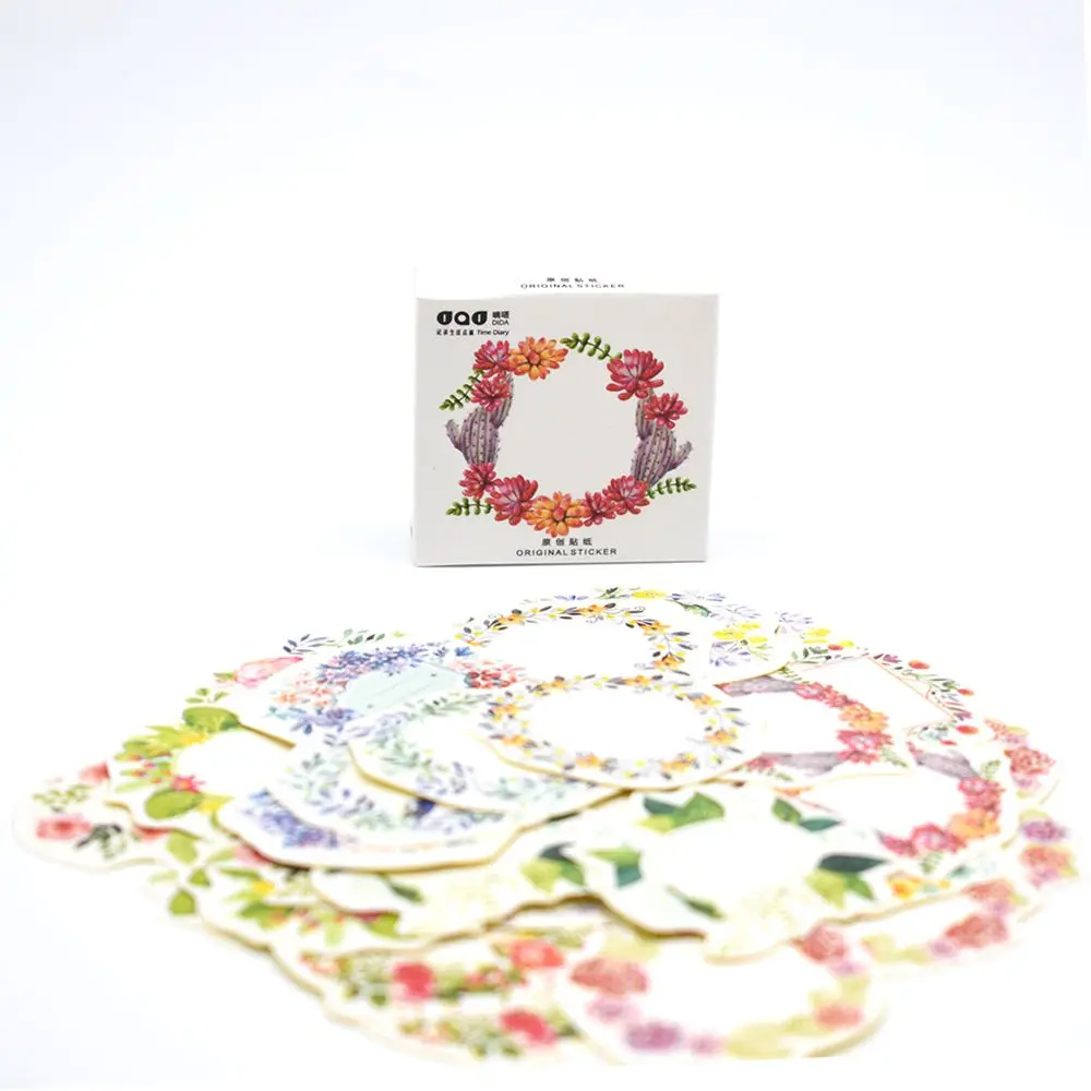 45 шт. декоративные наклейки в виде венков|stationery set|stationery gift setboxed stationery set |