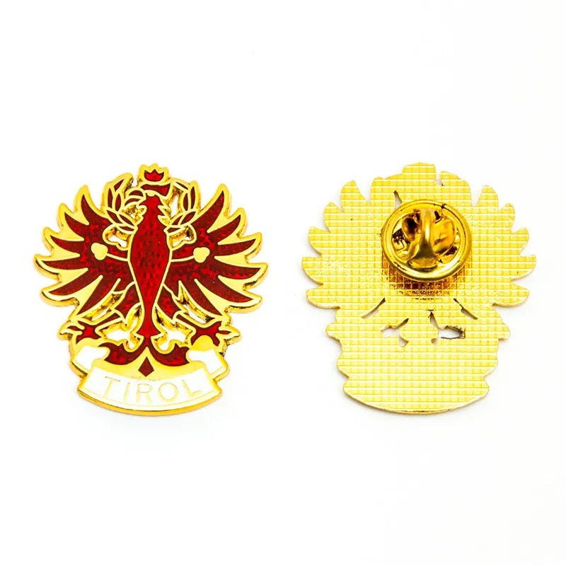 Подгонянные Твердые эмалевые золотые значки дешевые изготовленные на заказ