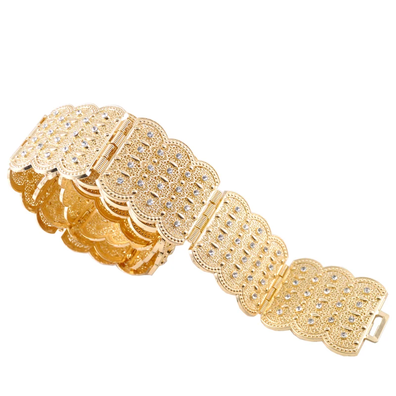 Moroccan wedding belt jewelry metal belt adjustable length square button belt gift