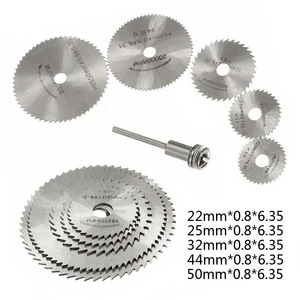 Лезвие для циркулярной пилы HSS, роторный инструмент для металлореза Dremel, набор электроинструментов для дрели, отрезные диски