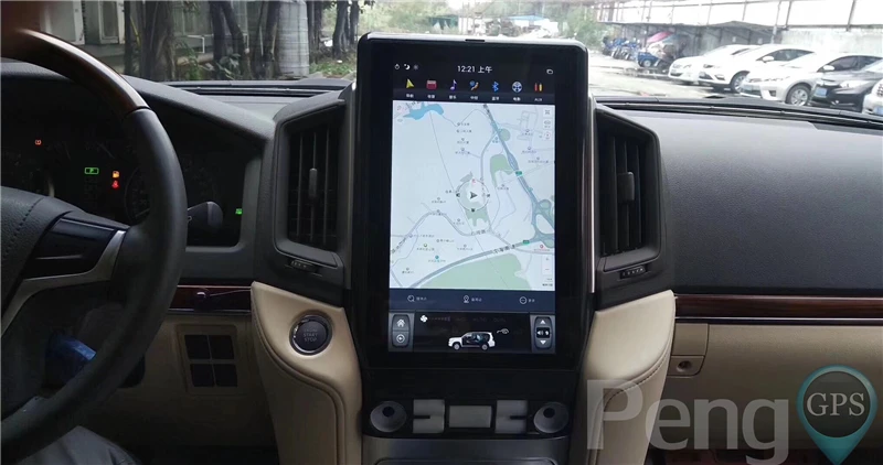 13,6 дюймов Большой HD экран стиль Android 6,0 Автомобильный gps-навигация, dvd-плеер для TOYOTA LAND CRUISER LC200- подогрев сидений