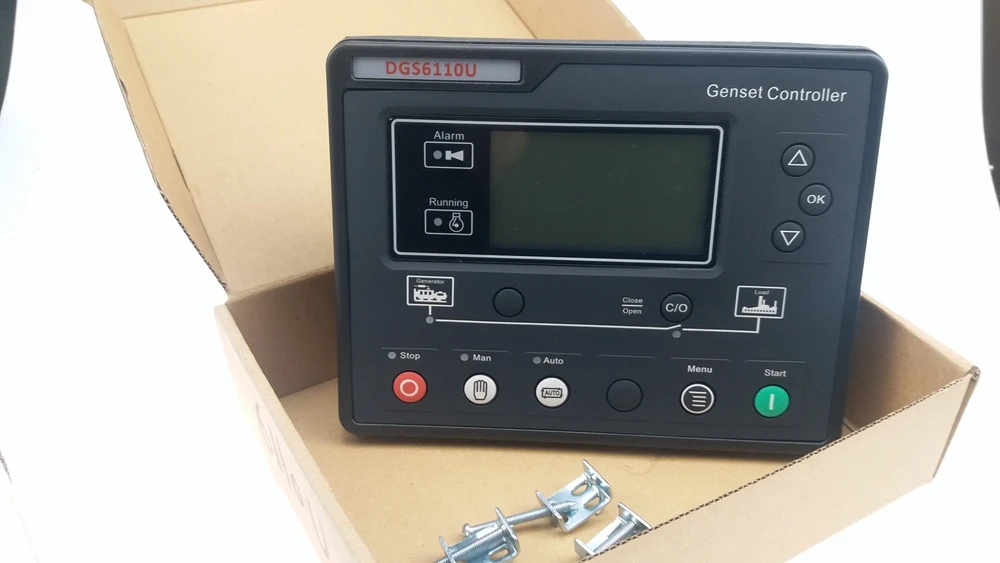 Регулятор генератора мощности 6110U lcd дизельный генератор части автоматическое управление пуском панели зарядки генератора электронная схемная плата