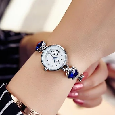 50 шт./лот Мода 2017 г. Для женщин браслет Часы довольно кварцевые женские часы