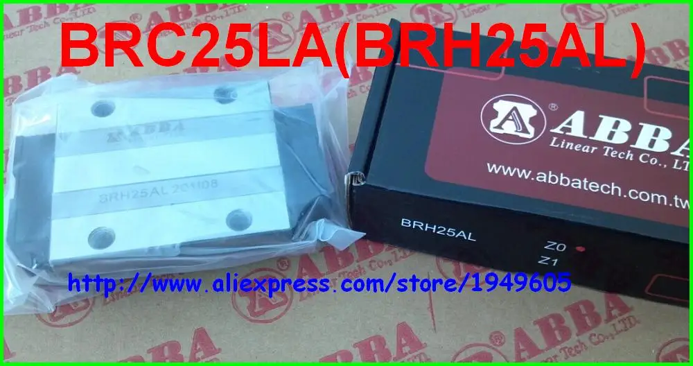 1 шт. блоки каретки ABBA BRC25LA BRH25AL (длинные с фланцем)|carriage| |