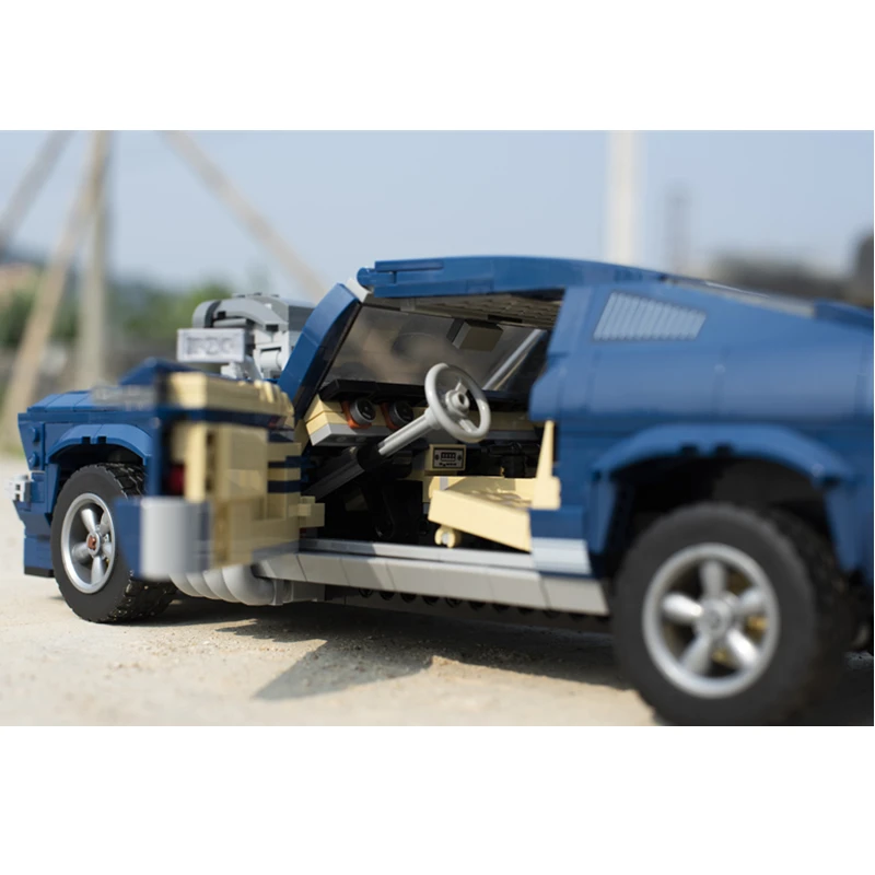 21047 Technic Ford car Mustang 10265 сборная радиоуправляемая модель автомобиля, строительные блоки, рождественские подарки, игрушки-создатели для детей