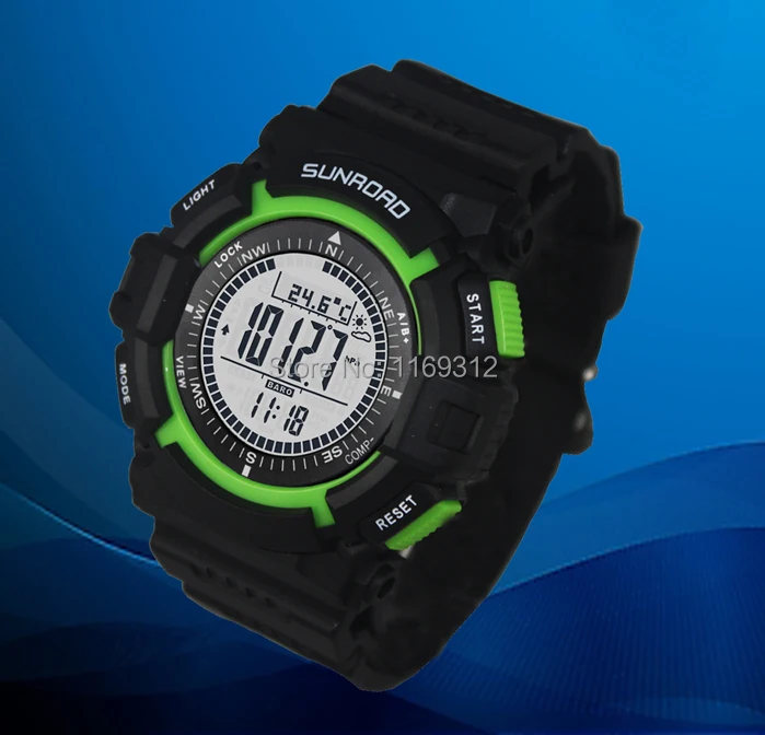 Мужские часы SUNROAD спортивные армейские наручные альтиметр барометр компас