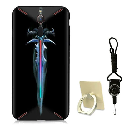 Для zte Nubia Red Magic mars Game Phone крутой мультяшный Мягкий силиконовый чехол для телефона Red Magic Mars cover Black boder для Nubia NX619J - Цвет: A8