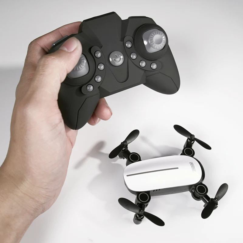 Мини Дрон T10 с камерой HD складной WiFi FPV RC Квадрокоптер без головы режим удержания