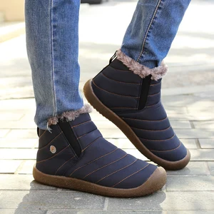 Плюшевые Роскошные зимние теплые мужские беговые ботинки, спортивные кроссовки для мужчин, удобная уличная женская обувь, спортивная обувь большого размера 35-48