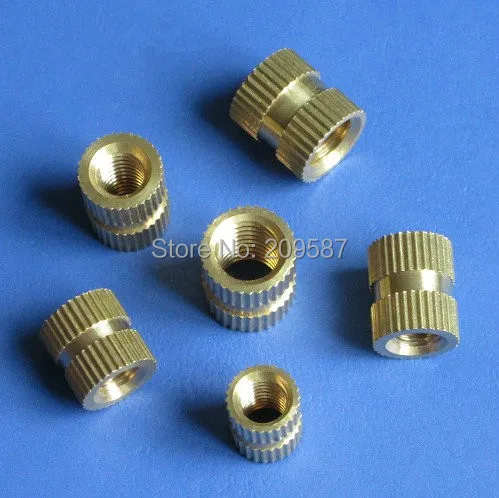 100 шт латунная фреза 3x4 мм (L) 5 (OD) Метрическая Резьбовая вставка|nut screw|insert turninginsert shim