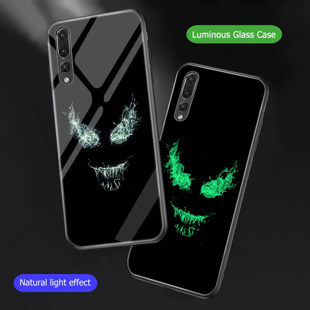 ciciber Cover For Huawei P30 P20 Mate 20 Pro Lite Phone Cases Honor 10 Tempered Glass Case Marvel Venom iron Man Thanos |