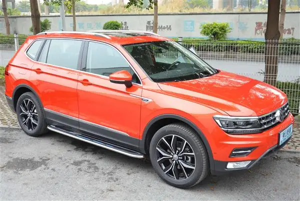 Новое поступление Беговая доска подходит для VW Volkswagen Tiguan L All Space 2017 2018 боковые