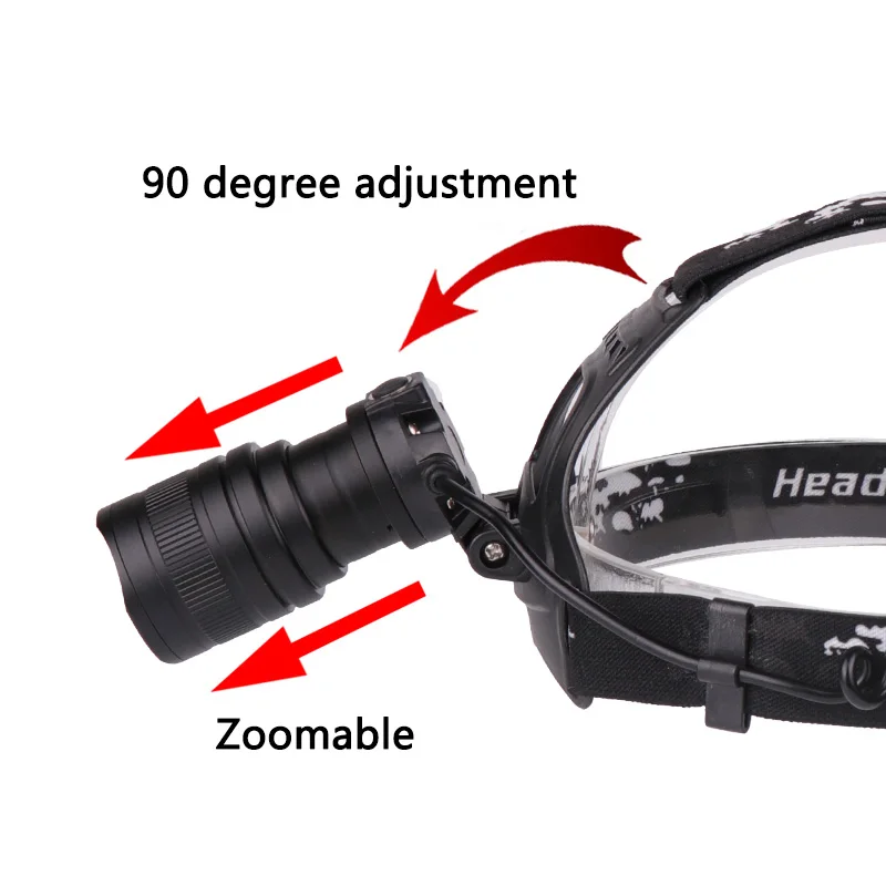Litwod Z10 cree XHP70 головной светильник Мощный светодиодный налобный фонарь Q5 чип