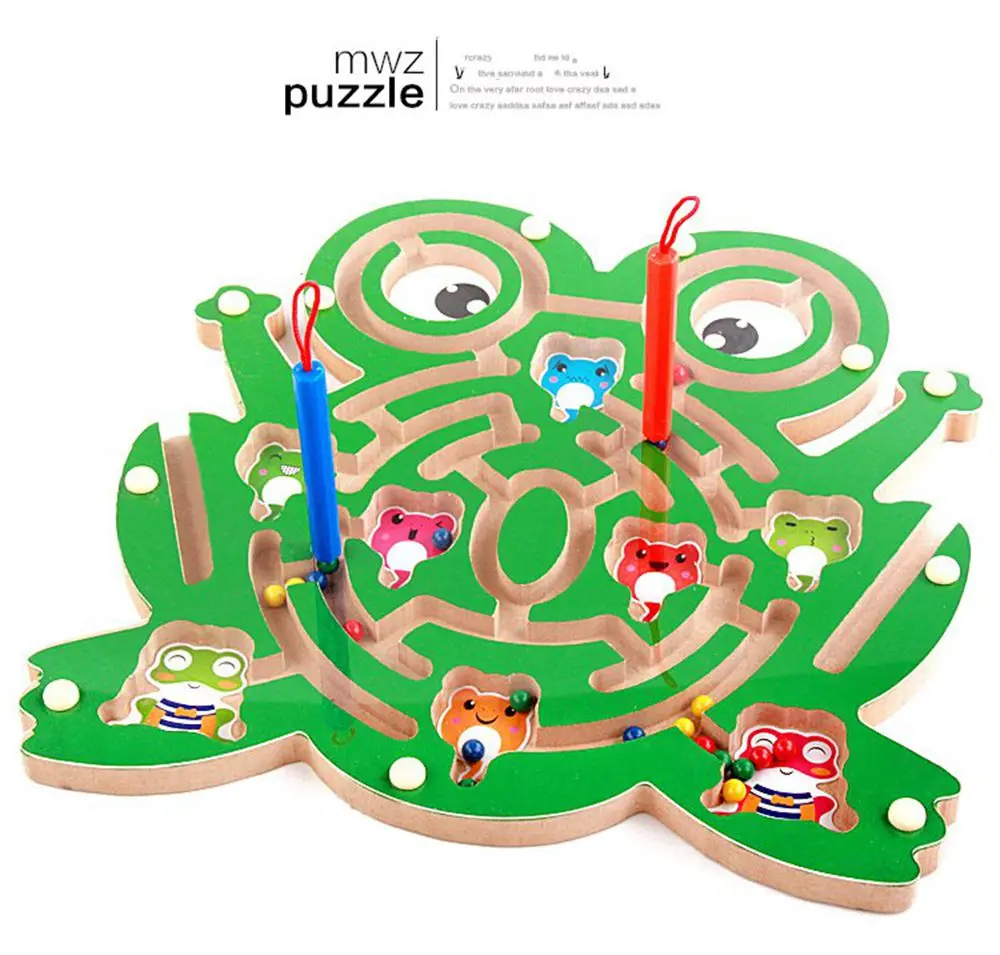 Магнитная волшебная палочка волшебники лабиринты деревянные животные лабиринт