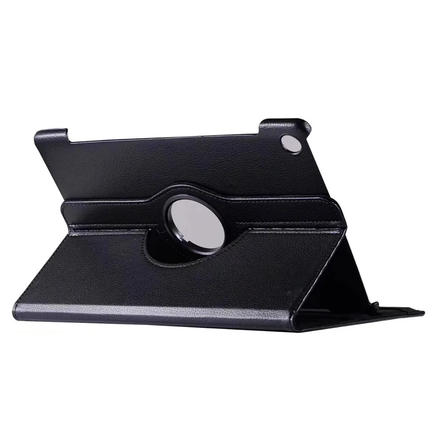 360 Вращающийся чехол из искусственной кожи для huawei MediaPad M5 10 10,8 дюймов CMR-AL09 CMR-W09 откидной Чехол для huawei Mediapad M5 10 Pro Чехол - Цвет: Черный