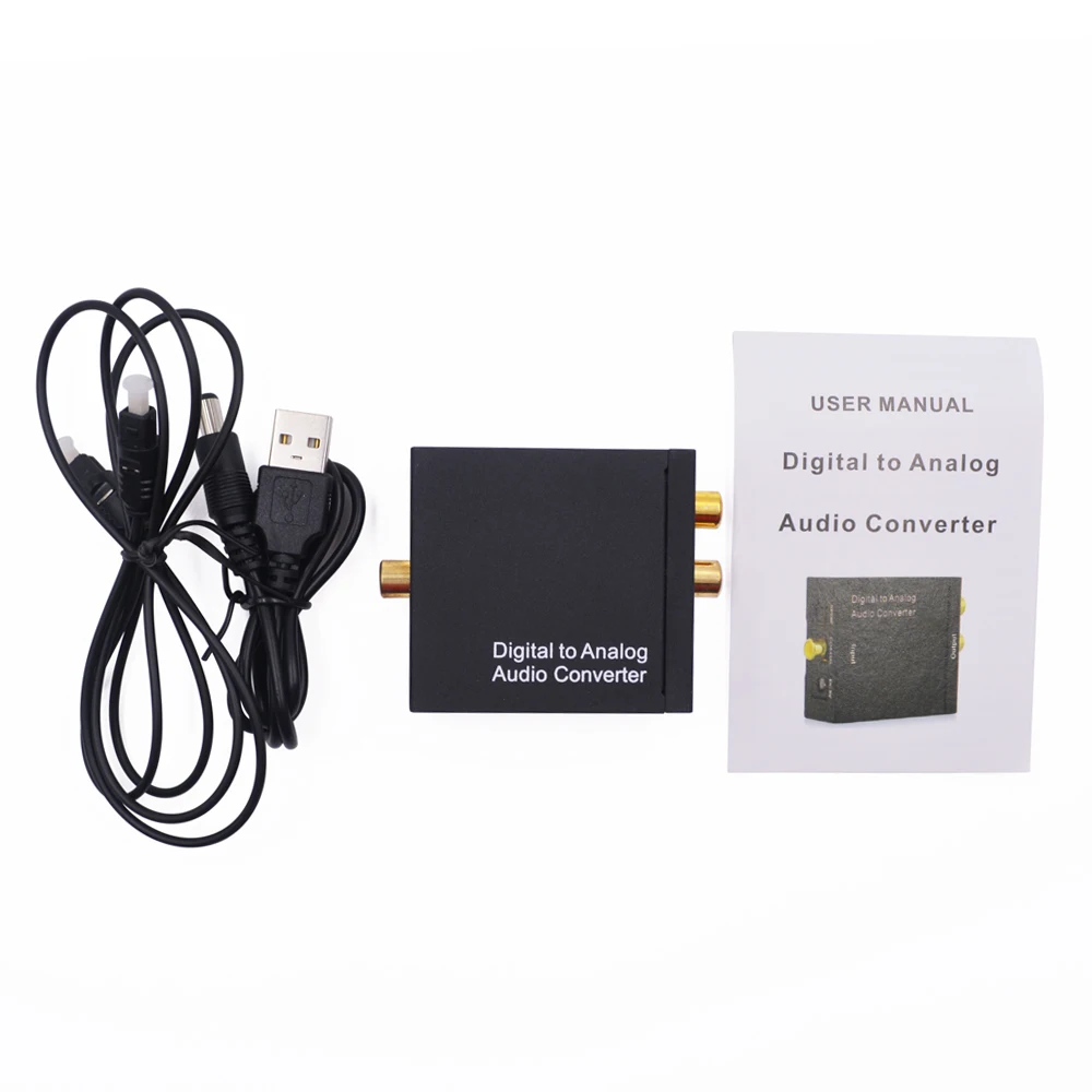 SCLS цифро аналоговый преобразователь DAC SPDIF Toslink в стерео аудио L/R конвертер