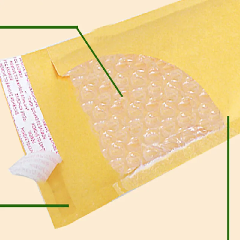 Оптовые Пузырьковые почтовые пакеты с подкладкой конверты крафт для почтовых