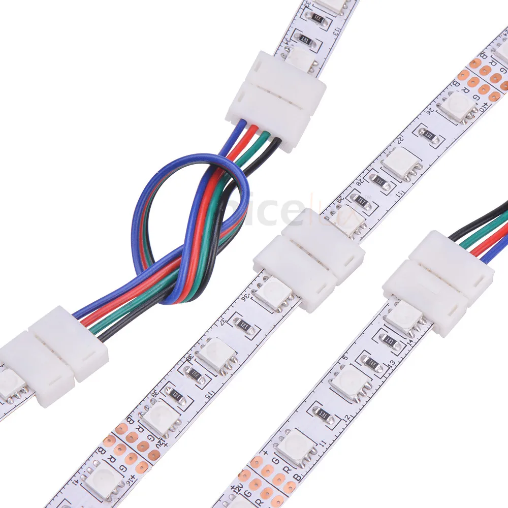 5 шт. 4 контактный разъем для светодиодной ленты 10 мм контакта мм|strip connector|4pin