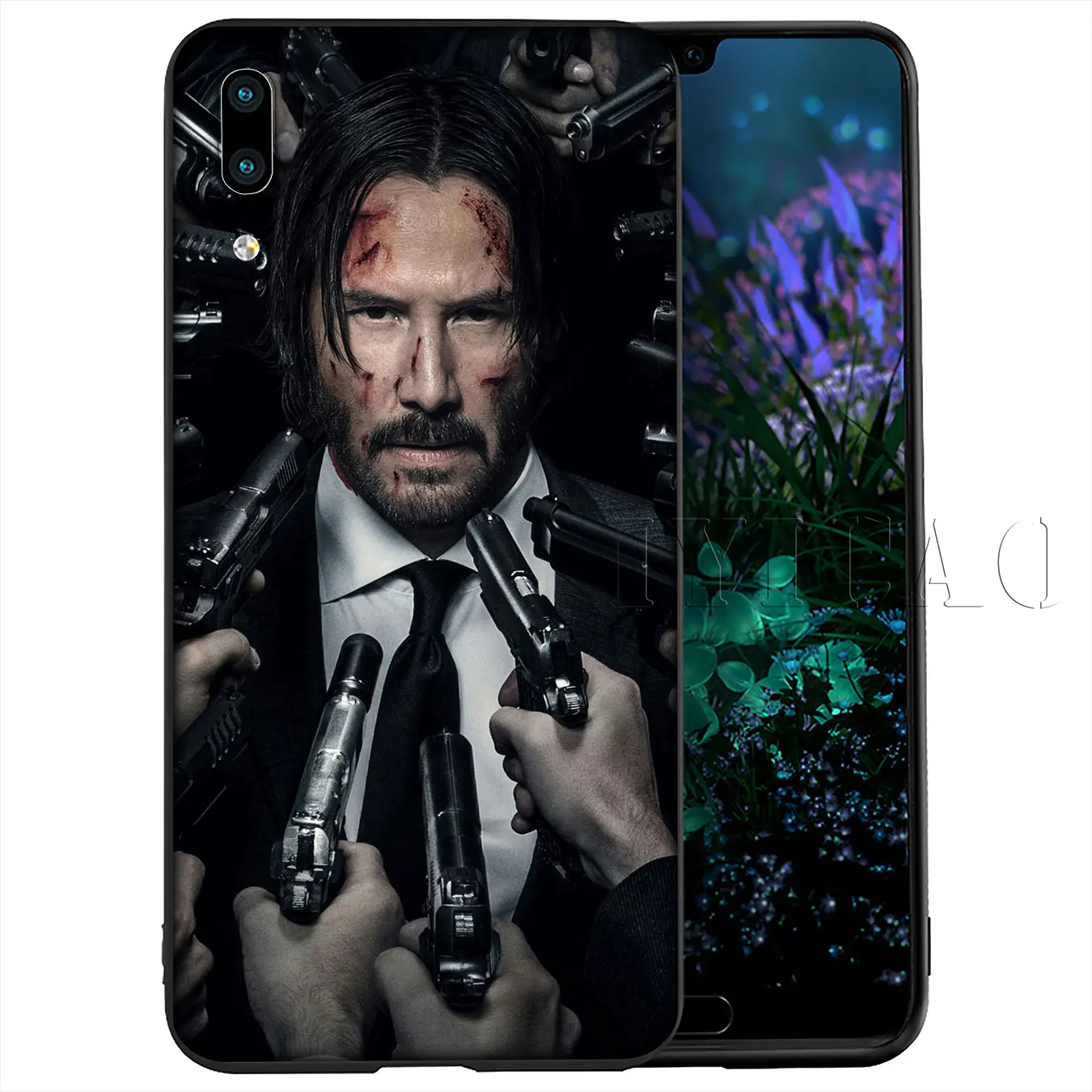 IYICAO John Wick Chapter Soft Silicone Phone Case for Huawei Y9 Y7 Y6 Prime 2019 Honor 20 8C 8X 8 9 9X 10 Lite 7C 7X 7A Pro |