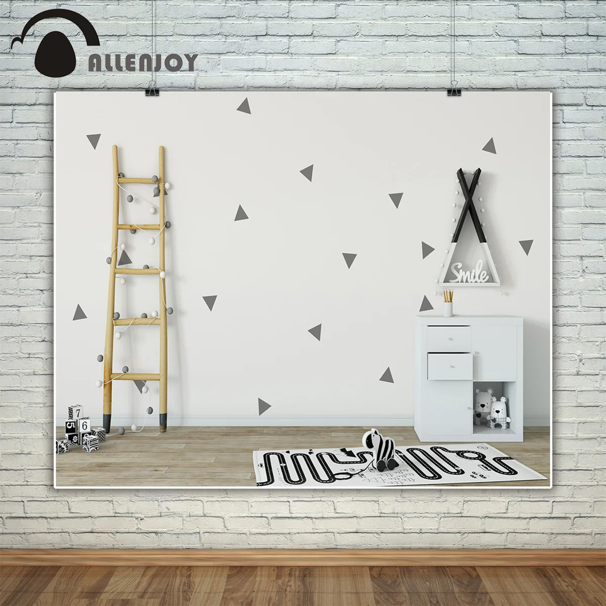 Allenjoy backgrounds for photography studio wall newborn baby room interior scandinavian style backdrop professional photocall |