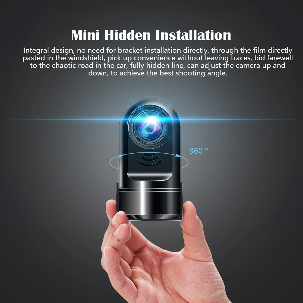 Автомобильный видеорегистратор AMprime Mini ADAS USB циклическая запись g сенсор