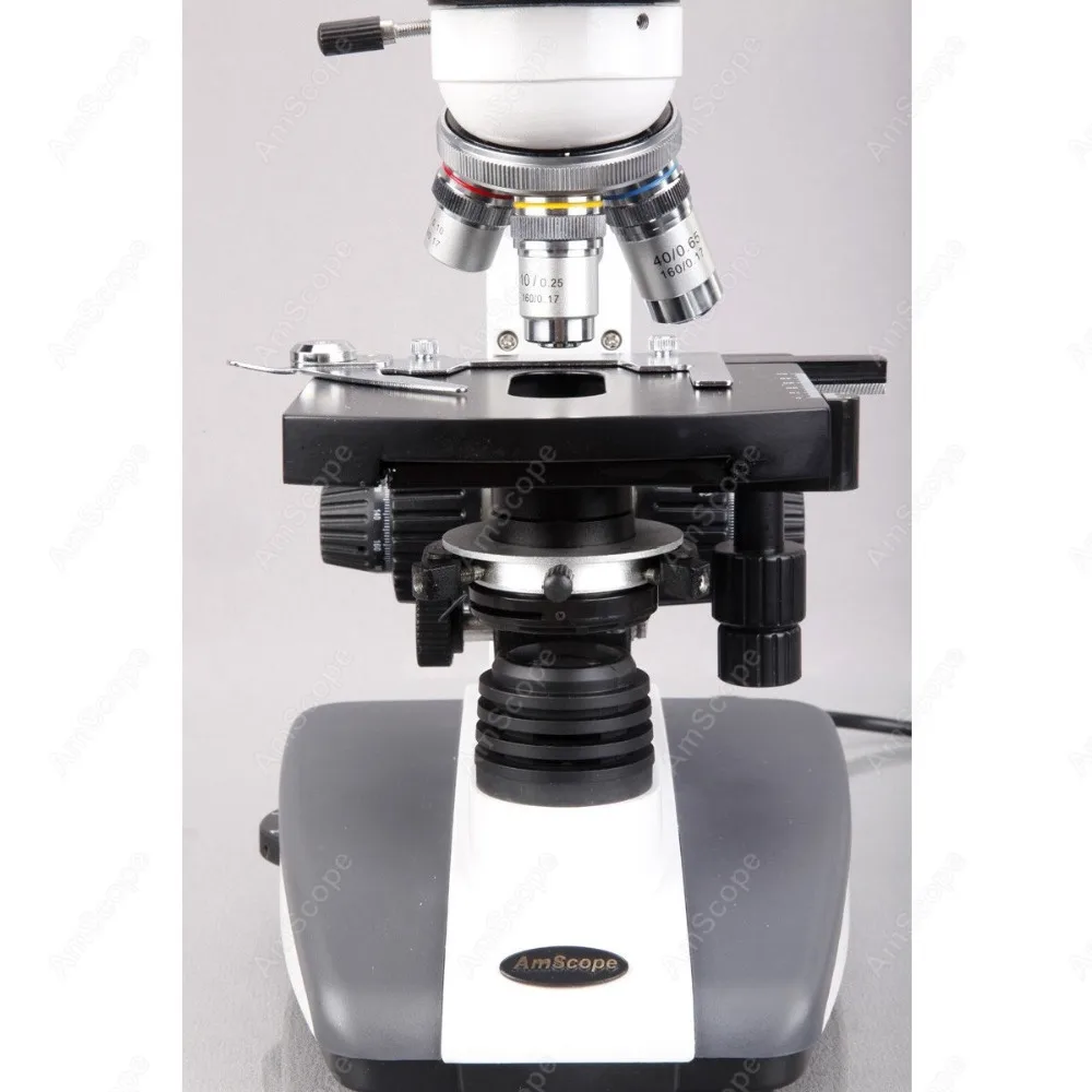 Биологический композитный светодиодный микроскоп-AmScope Supply 40X-2000X биологический