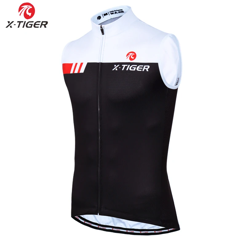 Cycling Jersey only X-Tiger летний велосипедный жилет Быстросохнущий без рукавов Велоспорт Джерси анти-УФ одежда для велосипеда MTB велосипед одежда Roupa Ciclismo - Цвет: Cycling Jersey only