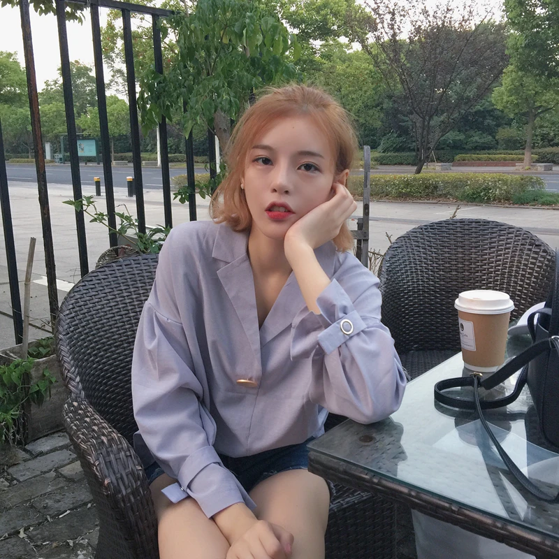 

Cheap wholesale 2018 new autumn winter Hot selling women's fashion casual ladies work chiffon Shirts